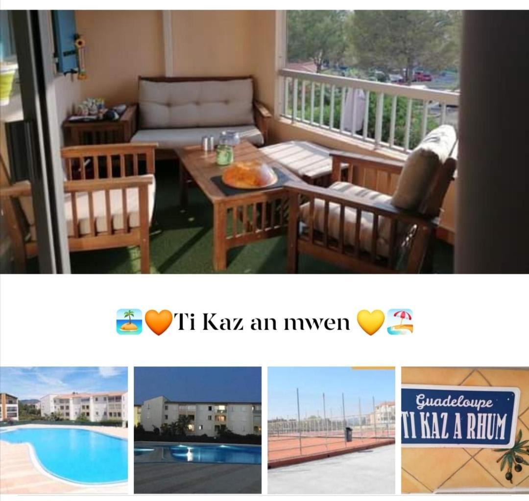 Appartement Au Lagon Bleu A Frejus, Garage, Tennis & Piscine 1200 M2 Exterior foto